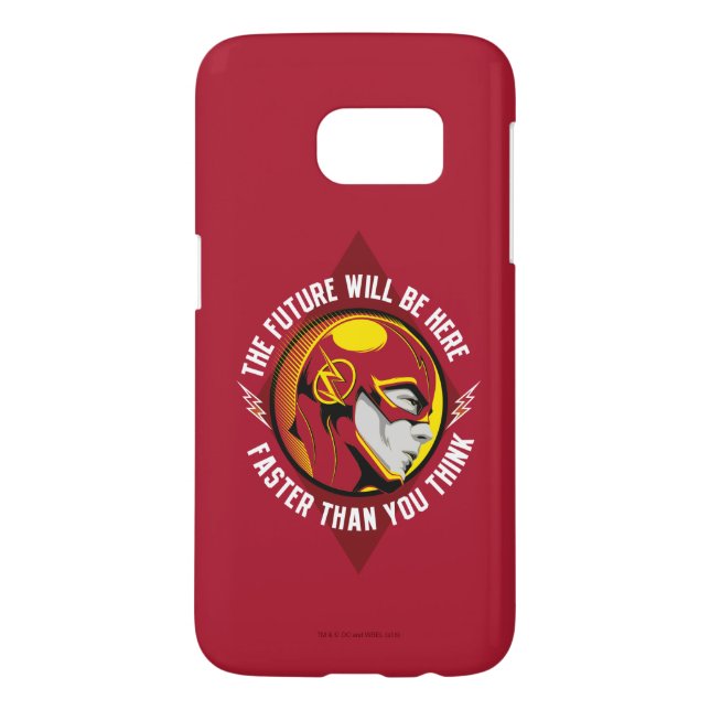 Der Flash | "Die Zukunft wird hier sein" Case-Mate Samsung Galaxy Hülle (Rückseite)