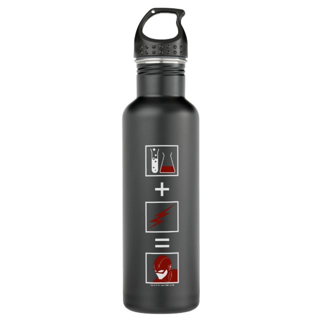 Der Flash | Flash Equation Edelstahlflasche (Vorderseite)