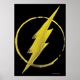 Der Flash | Gelbe BrustEmblem Poster