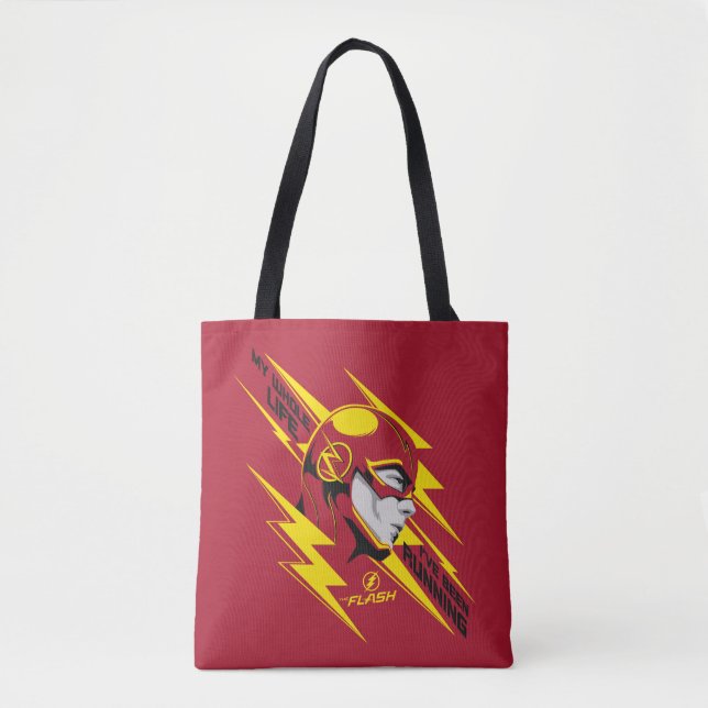 Der Flash | Mein ganzes Leben habe ich gelaufen Tasche (Vorderseite)