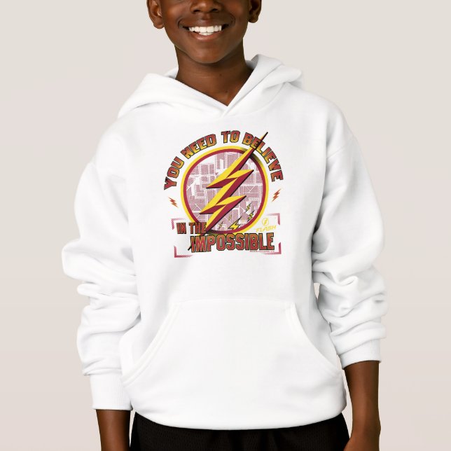 Der Flash | Sie müssen an das Unmögliche glauben Hoodie (Vorderseite)