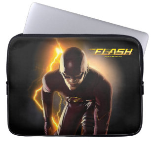 Der Flash   Startposition Sprint Laptopschutzhülle
