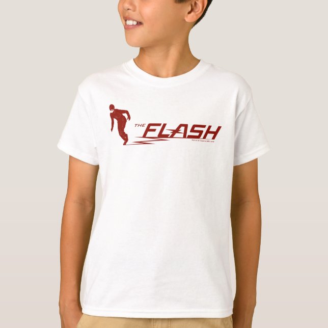 Der Flash | Super Hero Name Logo T-Shirt (Vorderseite)