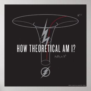Der Flash "Wie theoretisch bin ich?" Poster