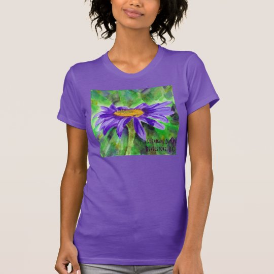 Der Fleabane der Frauen Gänseblümchen-T - Shirt