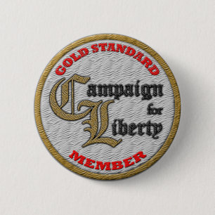 Der Flecken-Knopf des C4L Goldaktie-Mitgliedes! Button
