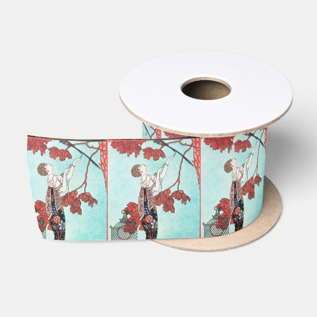 DER FLIGHTLOSE, SCHÖNE FASHION-DESIGNER SATINBAND (Spule)