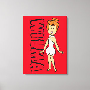 Der Flintstones  Wilma Flintstone Leinwanddruck