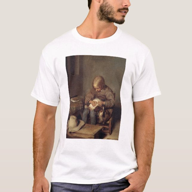 Der Floh-Fänger c.1655 T-Shirt (Vorderseite)