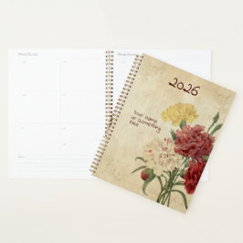 Der "Flora's Fanfare" Nelkenplaner Planer