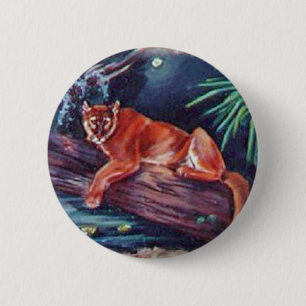 Der Florida-Panther im Sumpf Button