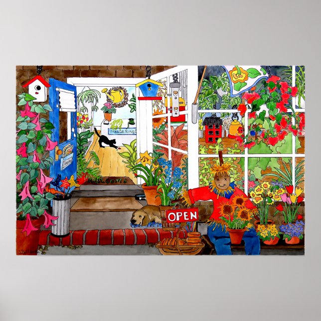 Der Floristenladen Poster (Vorne)