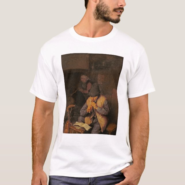 Der Flötenspieler, 17. Jahrhundert T-Shirt (Vorderseite)
