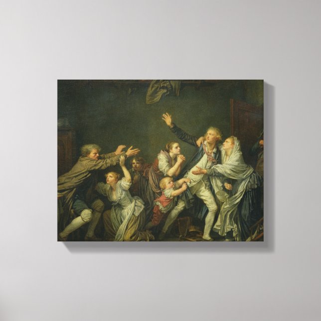 Der Fluch des Vaters oder der undankbare Sohn, 177 Leinwanddruck (Vorderseite)