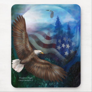 Der Flug der Freiheit - Eagle-Kunst Mousepad
