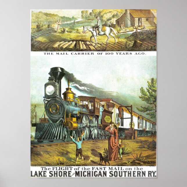 Der Flug des Fast Mail Posters Poster (Vorne)