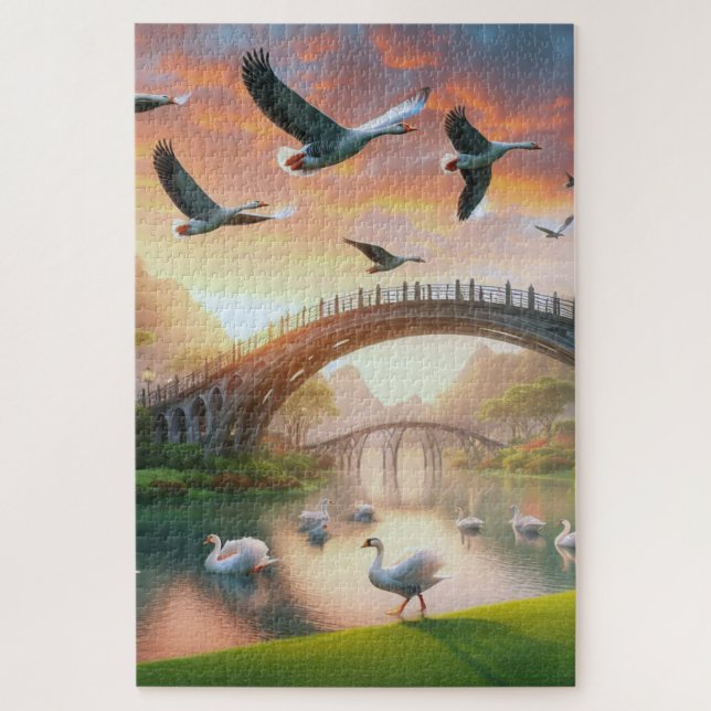 Der Flug des Grace Bridge Puzzle (Vertikal)