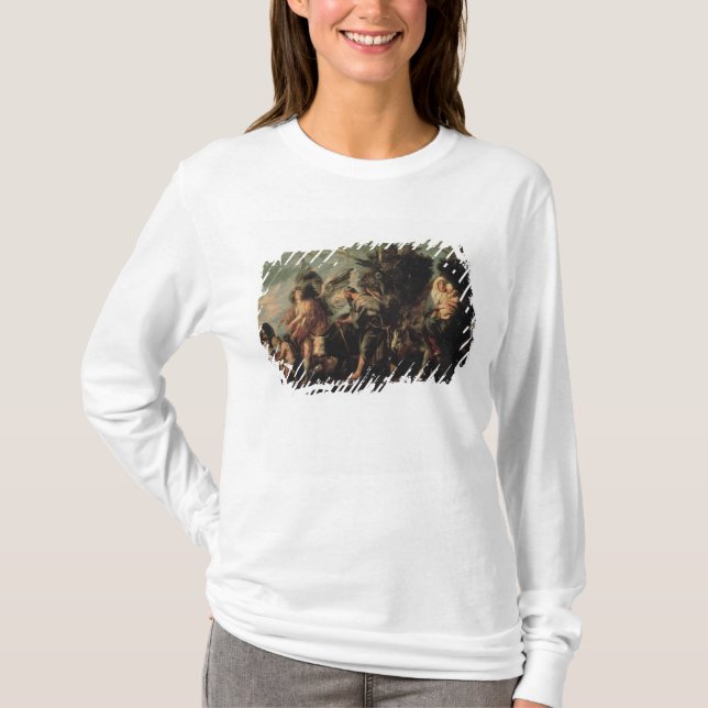 Der Flug in Ägypten, 17. Jahrhundert T-Shirt (Vorderseite)