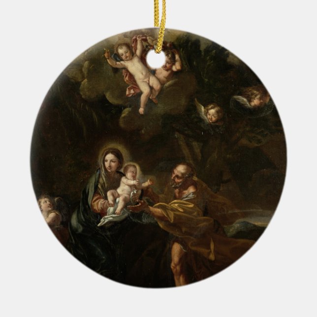 Der Flug in Ägypten Keramikornament (Vorne)