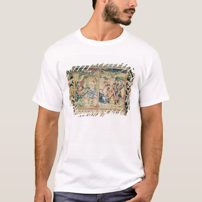 Der Flug in Ägypten und die Verehrung von T-Shirt (Vorderseite)