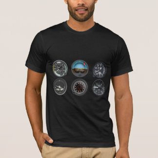 Der Flug-Instrument-T - Shirt der Männer
