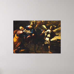 Der Flug nach Ägypten durch Giovanni Andrea Donduc Leinwanddruck