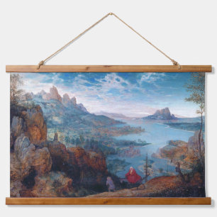 Der Flug nach Ägypten, Pieter Bruegel Wandteppich Mit Holzrahmen