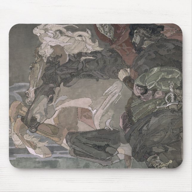 Der Flug von Faust und von Mephistopheles, 1896 Mousepad (Vorne)