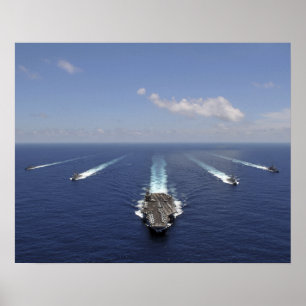 Der Flugzeugträger USS Abraham Lincoln 2 Poster