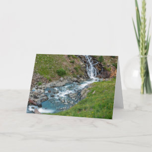 Der Fluss Animas in den Bergen Karte