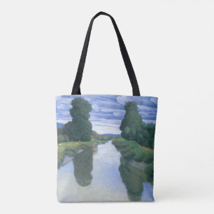 Der Fluss bei Berville von Felix Vallotton, Fine A Tasche