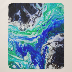Der Fluss der abstrakten Malerei Sherpadecke