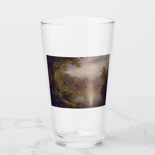 Der Fluss des Lichts (Morgen in den Tropen) Glas (Vorderseite)