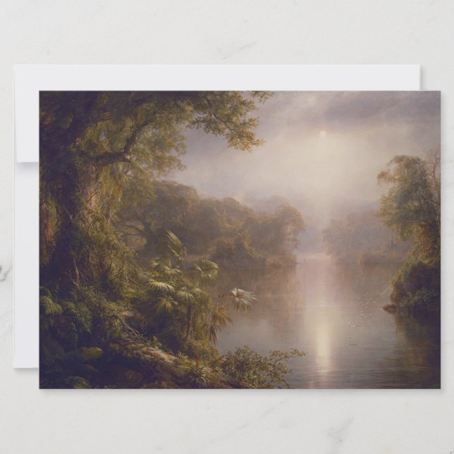 Der Fluss des Lichts (Morgen in den Tropen) Karte (Vorderseite)