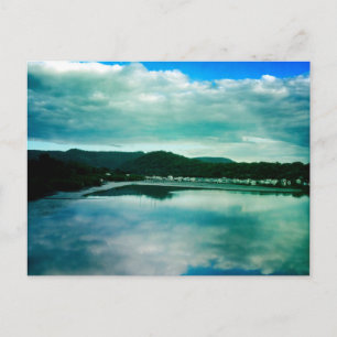 Der Fluss Hawkesbury - Bahnhof - Ansicht 2 Postkarte