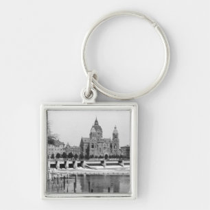 Der Fluss Isar in München, c.1910 Schlüsselanhänger