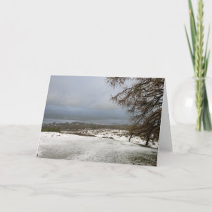 Der Fluss Kent Winter Dankeskarte