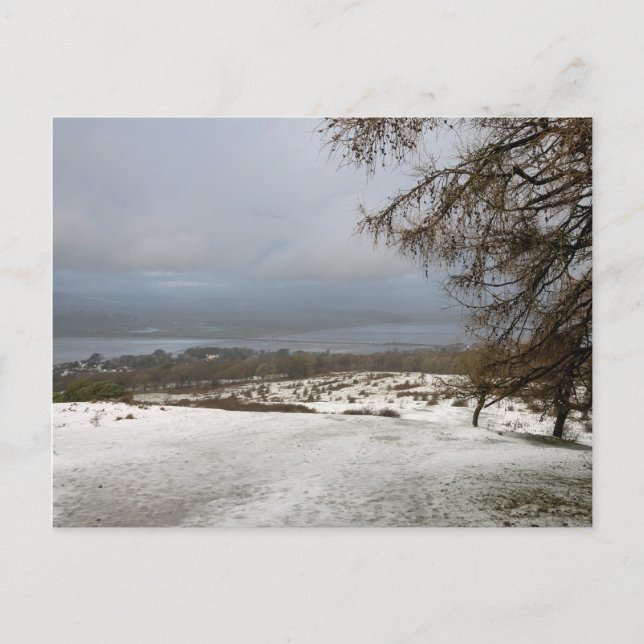 Der Fluss Kent Winter Postkarte (Vorderseite)
