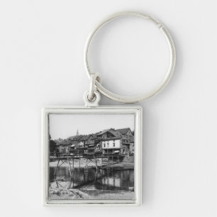 Der Fluss Nahe, Bad Kreuznach, c.1910 Schlüsselanhänger
