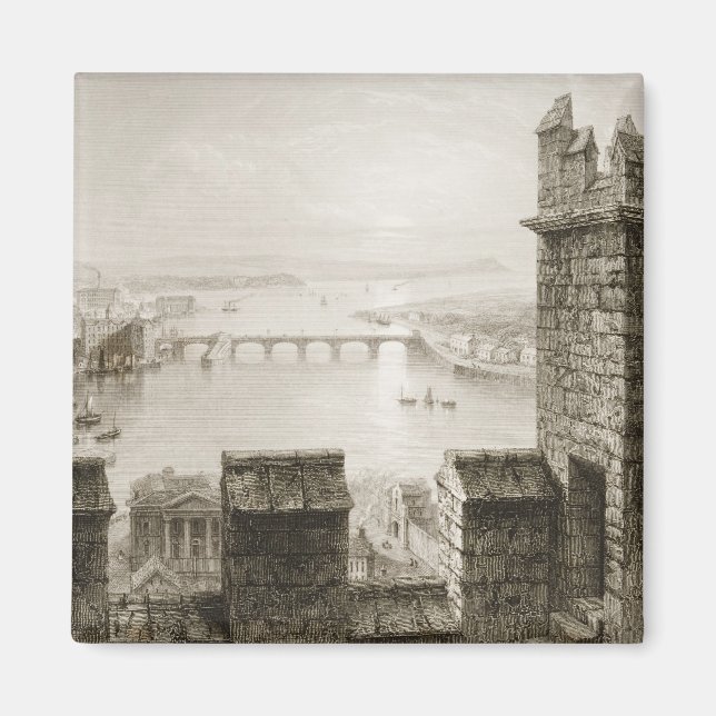 Der Fluss Shannon und Limerick Magnet (Vorne)