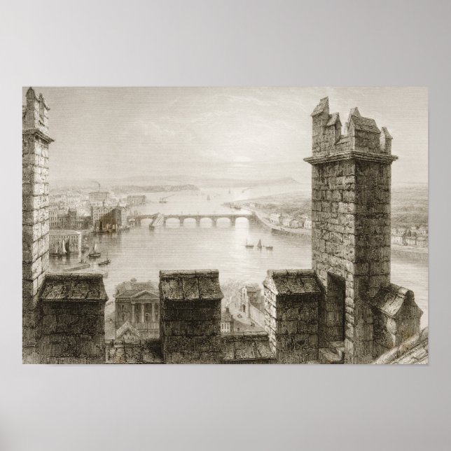 Der Fluss Shannon und Limerick Poster (Vorne)