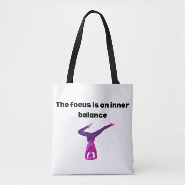 Der Fokus liegt auf der inneren Balance Tasche (Vorderseite)