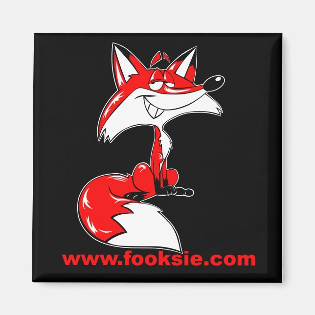 Der Fooksie Mascot-Magnet Magnet (Vorne)