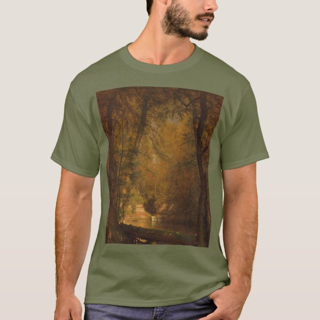 Der Forellenpool (1870) Artwork - T - Shirt (Vorderseite)