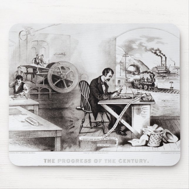Der Fortschritt des Jahrhunderts Mousepad (Vorne)