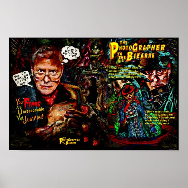 Der Fotograf mit dem Ursprung in Bizarre Poster (Vorne)