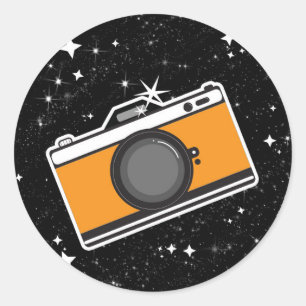 Der Fotograf Mystisches Tarot-Fotografie Runder Aufkleber