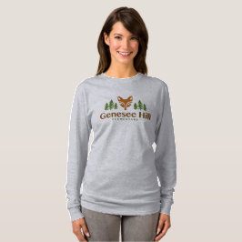 Der Fox-Logo-langes Hülsen-Shirt der Frauen T-Shirt
