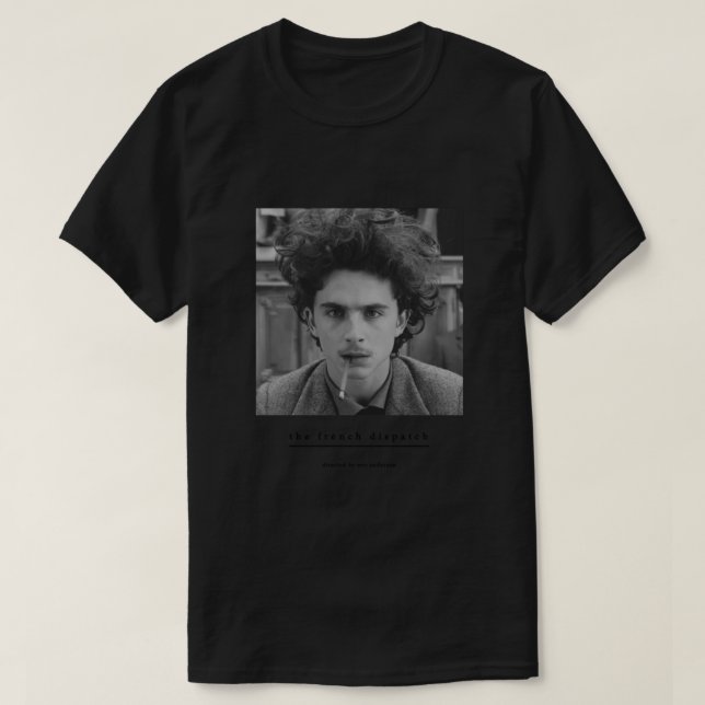 Der französische Dispatch (Wes Anderson) Timothee  T-Shirt (Design vorne)
