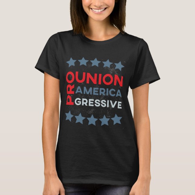 Der Frauen der amerikanische T-Shirt (Vorderseite)